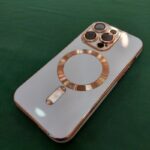 قاب دور طلایی magsafe آیفون 14pro max - تصویر 3