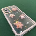 قاب ژله ای پشت شفاف عروسکی A سامسونگ A12 - تصویر 2