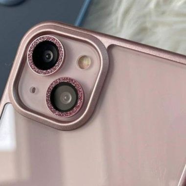 محافظ لنز دوربین رینگی اکلیلی مناسب برای گوشی موبایل اپل IPHONE 13