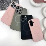 قاب سیلیکونی مگ سیف Mag Safe مناسب گوشی آیفون - صورتی / iPhone 16