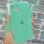 قاب سیلیکونی iPhone 13 محافظ لنز دار (سیلیکون اصل) - سفید