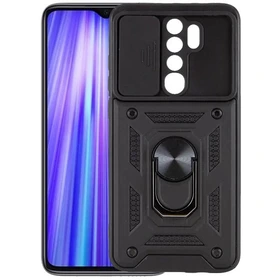 قاب ضد ضربه بتمنی کشویی هولدردار مناسب برای Xiaomi Redmi note 8 pro
