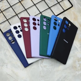 قاب سیلیکونی گوشی سامسونگ مدل Galaxy S24 Ultra - سفید