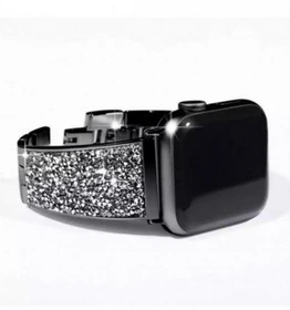 بند اپل واچ نگین دار طرح سواروسکی مناسب برای apple watch 40mm