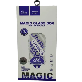 گلس گوشی اپل iPhone 13 Pro Max آمباس مدل UMBOS Magic Glass Box به همراه کیت نصب