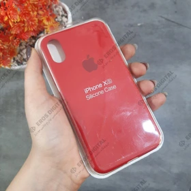 قاب گوشی iPhone X / XS سیلیکونی (اصل) - قرمز
