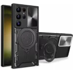 قاب ضد ضربه مگنتی Samsung Galaxy S24 ULTRA Magnetic Support Case دارای محافظ دوربین