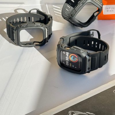 بند و گارد اپل واچ طرح G-SHOCK (کدw5044) - 44/45 mm
