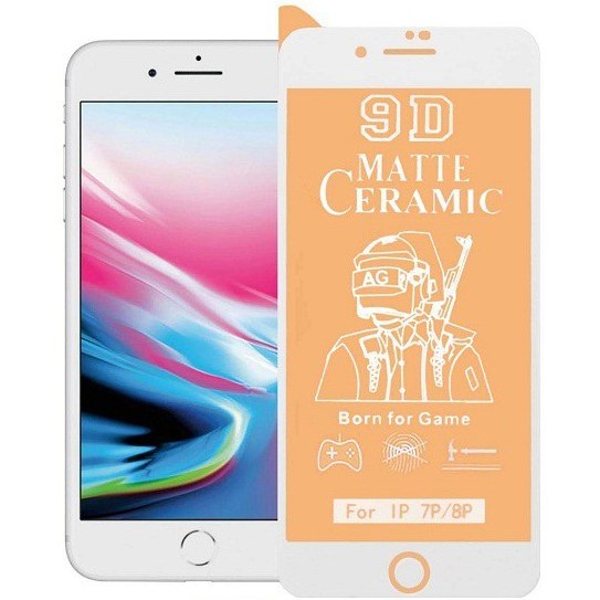vy-ioKtXwxlbOMSZ گلس سرامیکی مات آیفون 7Plus / 8Plus سفید