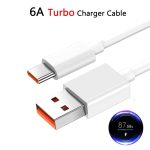 کابل USB به Type-C اورجینال شیائومی سوپر فست شارژ 67 وات توربو شارژ دارای شمارنده ریز اورجینال سرجعبه