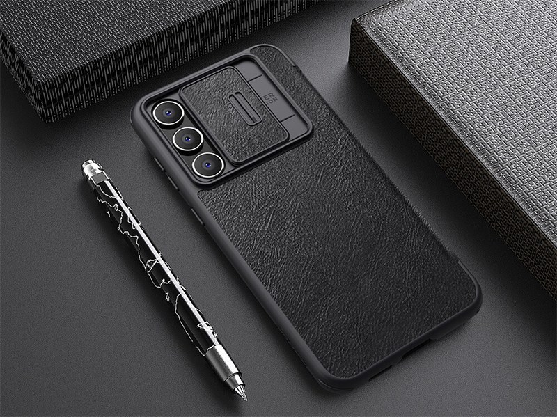 PLouvM5IKh5jTk31 کیف محافظ سامسونگ اس 23 اف ای نیلکین Nillkin Samsung Galaxy S23 FE Qin Pro leather case