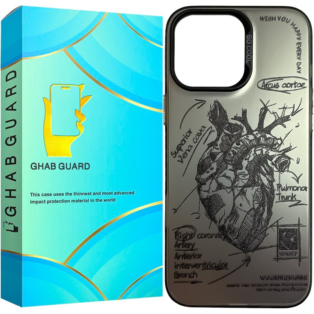 QyhClmdplyGP7prv کاور قاب گارد مدل سوکول قلب Socool Heart مناسب برای گوشی موبایل اپل iPhone 16 Pro Max