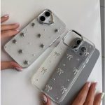 قاب گوشی ستاره و پاپیون اکلیلی مناسب گوشی اپل iPhone 13 Pro