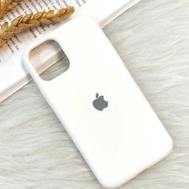 oy1iLBRuqELP0sgn کاور مدل سیلیکونی اصلی مناسب برای گوشی موبایل اپل iPhone 11Pro - سفید