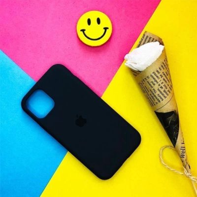 کاور مدل سیلیکونی اصلی مناسب برای گوشی موبایل اپل iPhone 11Pro - مشکی
