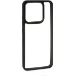 قاب گوشی Redmi 12C - Poco C55 - Redmi 11A شیائومی اورجینال متال کیس Metal اورجینال CASE PRO طرح پشت طلق شفاف دور سیلیکونی مشکی