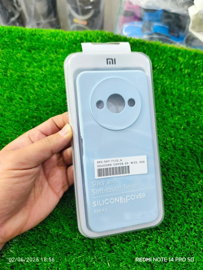 8vGxQVin05R1PHSV کاور سیلیکونی اصلی اورجینال پاککنی مناسب گوشی شیائومی Redmi A3 با گارانتی سلامت فیزیکی
