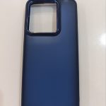 قاب گوشی Redmi 12C / Poco C55 / Redmi 11A شیائومی پشت مات متال کیس دور سیلیکونی سرمه ای