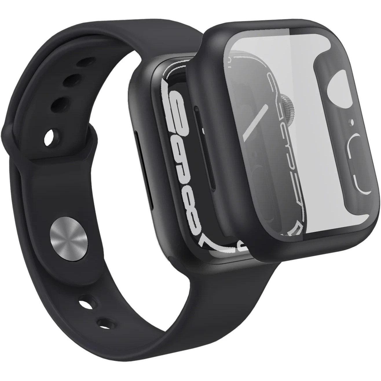zyWuMqaO1JC0ntTJ کاور محافظ اپل واچ سری 10 سایز 42 - Apple Watch Edition Series 10 - 42mm مدل Tempered Glass Case