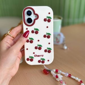 قاب سیلیکونی آلبالو مناسب برای گوشی موبایل اپل آیفون Apple iPhone 11 / 11 Pro Max / 12 / 13 / 13 Pro / 13 Pro Max / 14 / 15 / 15 Pro Max / 16 / 16 Pro / 16 Pro Max