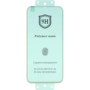 گلس گوشی شیائومی پلیمر نانو فول کاور خم ضد ضربه نشکن Polymer Nano 9H اورجینال برای Mi Note 10 / Mi Note 10 Pro / Mi Note 10 Lite