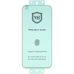 گلس گوشی شیائومی پلیمر نانو فول کاور خم ضد ضربه نشکن Polymer Nano 9H اورجینال برای Mi Note 10 / Mi Note 10 Pro / Mi Note 10 Lite