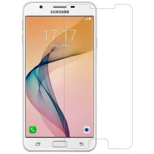 گلس جی 5 پریم بی رنگ و شفاف سامسونگ J5 prime یا j5 پریم محافظ صفحه نمایش شیشه ای Glass Screen Protector samsung J5 prime