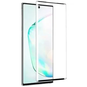 گلس فول چسب خمیده سامسونگ Samsung Galaxy note10 شفاف