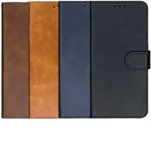 کیف کلاسوری چرمی شیائومی مدل Redmi 15 به همراه مگنت و جاکارتی
