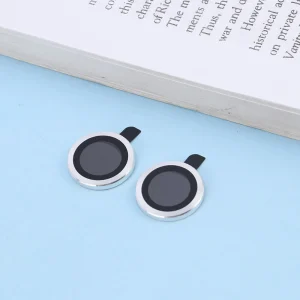 گلس محافظ لنز دوربین رینگی گوشی اپل iPhone 14 - نقره ای