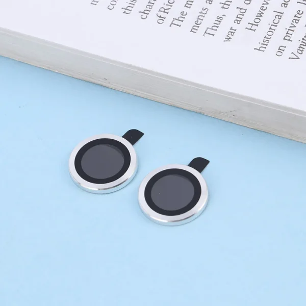 گلس محافظ لنز دوربین رینگی گوشی اپل iPhone 14 - نقره ای