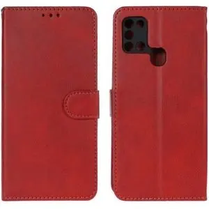 کیف کلاسوری طرح چرمی مدل ساده مناسب برای گوشی موبایل سامسونگ Galaxy A21s - مشکی