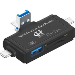 مبدل USB 3.0 OTG به USB-C/ MICROUSB/ لایتنینگ هارمن مدل CARDREADER PRO