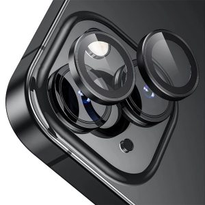 گلس محافظ لنز دوربین رینگی گوشی اپل iPhone 14 - مشکی