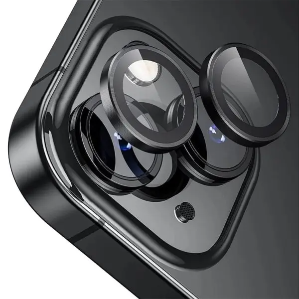 گلس محافظ لنز دوربین رینگی گوشی اپل iPhone 14 - مشکی