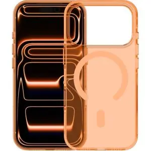 قاب کی دوو iceguard شفاف نارنجی مناسب iPhone 17 Pro Max (9708)