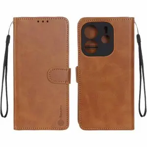 کیف چرمی کلاسوری جا کارتی موبایل مگنتی مدل شیائومی Xiaomi Redmi Note 14 4G