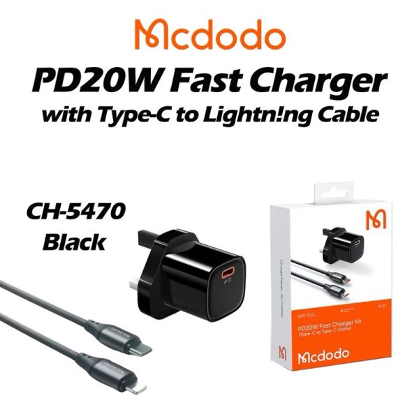 شارژر مک دودو CH-547 همراه کابل USB-C به USB-C