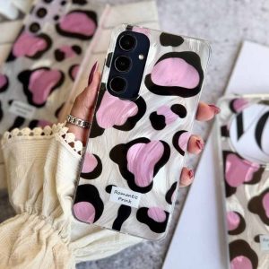 قاب پلنگی Romantic Pink مناسب برای گوشی موبایل اپل آیفون Apple iPhone 11 / 12 / 12 Pro / 12 Pro Max / 13 / 13 Pro / 13 Pro Max / 14 Pro Max / 15 / 15 Pro / 15 Pro Max / 16 / 16 Pro / 16 Pro Max