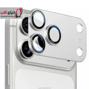 محافظ لنز فول آیفون iphone 18 Pro max سفید