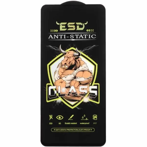 گلس گوشی Redmi Note 9S / Redmi Note 9 Pro / Redmi Note 9 Pro Max / Mi 10T / Mi 10T Pro / Mi 10T Lite / Poco X3 / Poco X3 Pro / Poco X3 NFC شیشه ای Bullfight بولفایت سری آنتی استاتیک Anti Static ESD اورجینال