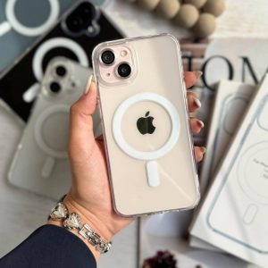 قاب گوشی آیفون 16 پرومکس شفاف مگ سیف دار